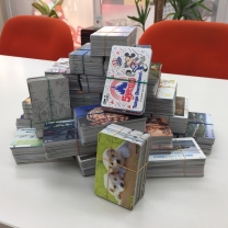 テレカ50度数1枚220円/105度数1枚450円